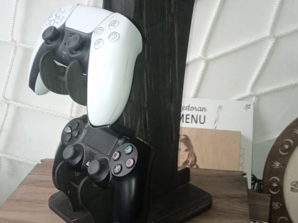 Ahşap Lazer Kesim joystik Standı