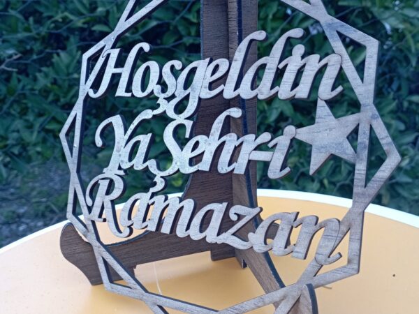 Hoşgeldin Ramazan kapı Duvar süsü